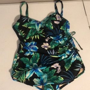 One Piece Floral Swimsuit